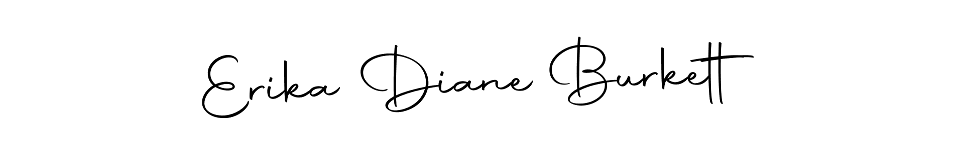 Erika Diane Burkett stylish signature style. Best Handwritten Sign (Autography-DOLnW) for my name. Handwritten Signature Collection Ideas for my name Erika Diane Burkett. Erika Diane Burkett signature style 10 images and pictures png
