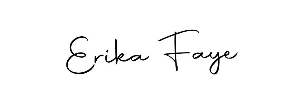 Erika Faye stylish signature style. Best Handwritten Sign (Autography-DOLnW) for my name. Handwritten Signature Collection Ideas for my name Erika Faye. Erika Faye signature style 10 images and pictures png