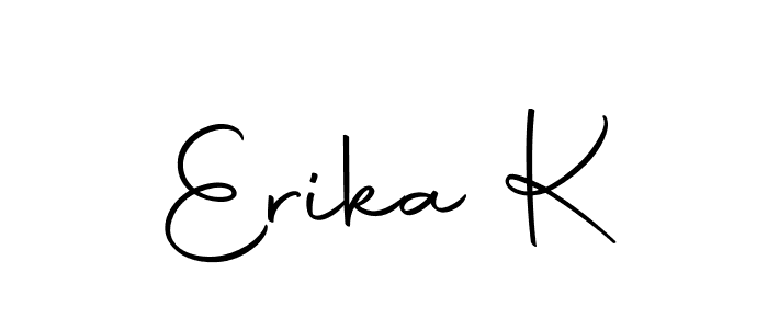 if you are searching for the best signature style for your name Erika K. so please give up your signature search. here we have designed multiple signature styles  using Autography-DOLnW. Erika K signature style 10 images and pictures png