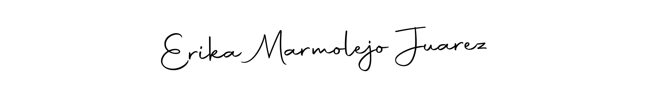 Create a beautiful signature design for name Erika Marmolejo Juarez. With this signature (Autography-DOLnW) fonts, you can make a handwritten signature for free. Erika Marmolejo Juarez signature style 10 images and pictures png