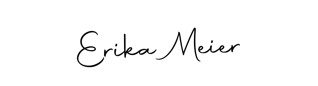 Also we have Erika Meier name is the best signature style. Create professional handwritten signature collection using Autography-DOLnW autograph style. Erika Meier signature style 10 images and pictures png