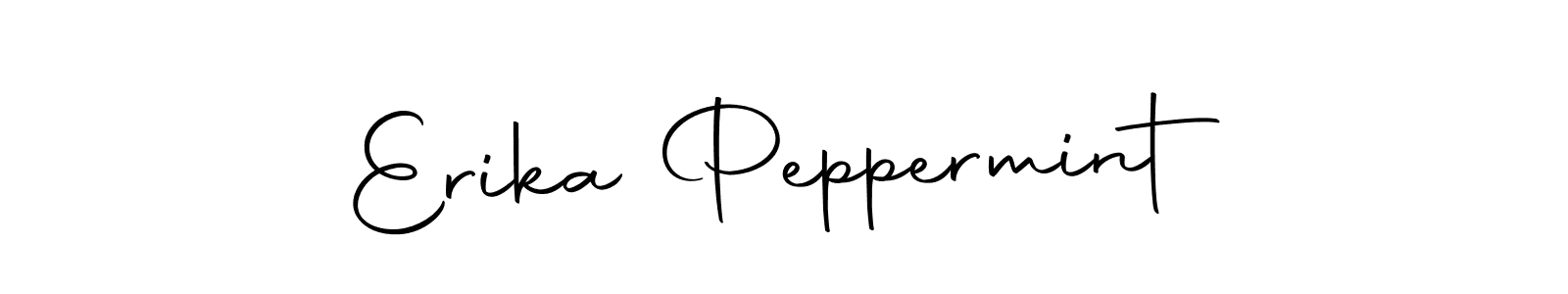 Also we have Erika Peppermint name is the best signature style. Create professional handwritten signature collection using Autography-DOLnW autograph style. Erika Peppermint signature style 10 images and pictures png