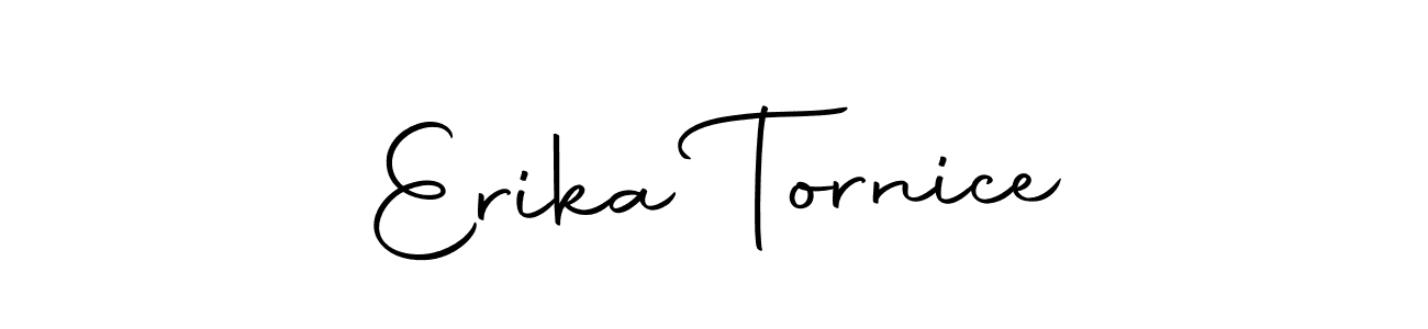 Erika Tornice stylish signature style. Best Handwritten Sign (Autography-DOLnW) for my name. Handwritten Signature Collection Ideas for my name Erika Tornice. Erika Tornice signature style 10 images and pictures png