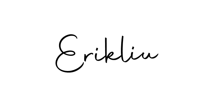 Make a beautiful signature design for name Erikliu. With this signature (Autography-DOLnW) style, you can create a handwritten signature for free. Erikliu signature style 10 images and pictures png