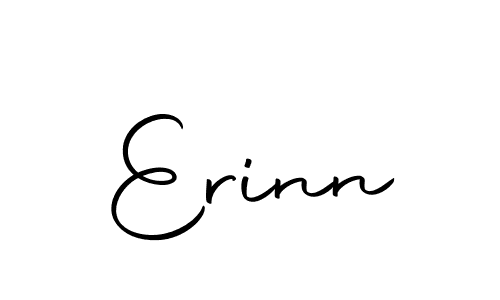 Create a beautiful signature design for name Erinn. With this signature (Autography-DOLnW) fonts, you can make a handwritten signature for free. Erinn signature style 10 images and pictures png