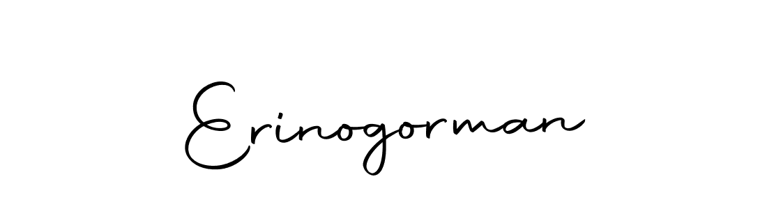 You should practise on your own different ways (Autography-DOLnW) to write your name (Erinogorman) in signature. don't let someone else do it for you. Erinogorman signature style 10 images and pictures png