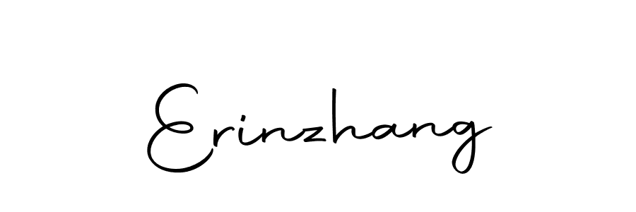 Erinzhang stylish signature style. Best Handwritten Sign (Autography-DOLnW) for my name. Handwritten Signature Collection Ideas for my name Erinzhang. Erinzhang signature style 10 images and pictures png