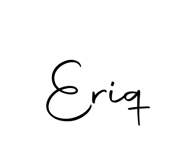 The best way (Autography-DOLnW) to make a short signature is to pick only two or three words in your name. The name Eriq include a total of six letters. For converting this name. Eriq signature style 10 images and pictures png