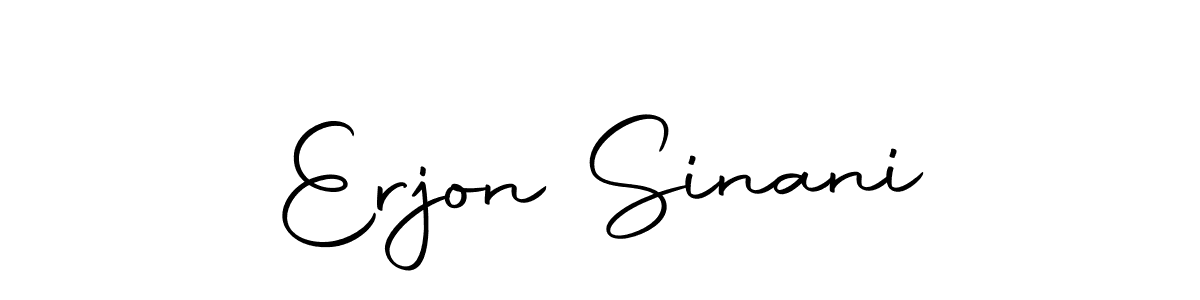 This is the best signature style for the Erjon Sinani name. Also you like these signature font (Autography-DOLnW). Mix name signature. Erjon Sinani signature style 10 images and pictures png