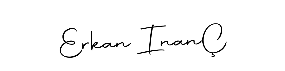 This is the best signature style for the Erkan InanÇ name. Also you like these signature font (Autography-DOLnW). Mix name signature. Erkan InanÇ signature style 10 images and pictures png