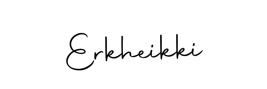 Create a beautiful signature design for name Erkheikki. With this signature (Autography-DOLnW) fonts, you can make a handwritten signature for free. Erkheikki signature style 10 images and pictures png