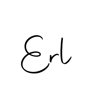 Design your own signature with our free online signature maker. With this signature software, you can create a handwritten (Autography-DOLnW) signature for name Erl. Erl signature style 10 images and pictures png