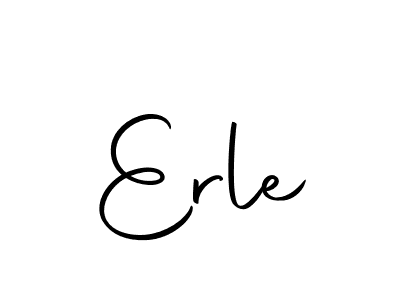 Use a signature maker to create a handwritten signature online. With this signature software, you can design (Autography-DOLnW) your own signature for name Erle. Erle signature style 10 images and pictures png