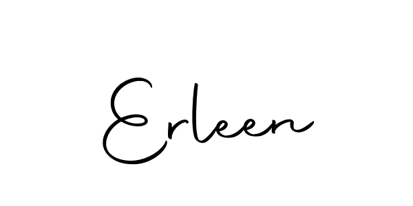 Create a beautiful signature design for name Erleen. With this signature (Autography-DOLnW) fonts, you can make a handwritten signature for free. Erleen signature style 10 images and pictures png