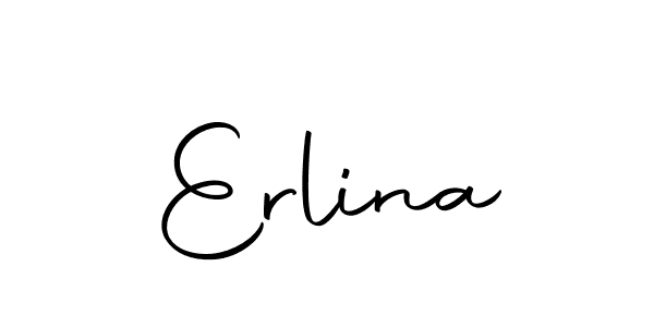 Erlina stylish signature style. Best Handwritten Sign (Autography-DOLnW) for my name. Handwritten Signature Collection Ideas for my name Erlina. Erlina signature style 10 images and pictures png