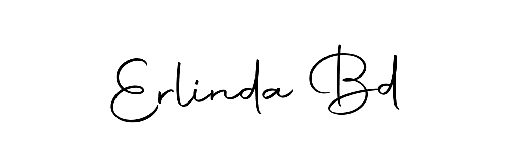 How to make Erlinda Bd name signature. Use Autography-DOLnW style for creating short signs online. This is the latest handwritten sign. Erlinda Bd signature style 10 images and pictures png