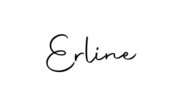 The best way (Autography-DOLnW) to make a short signature is to pick only two or three words in your name. The name Erline include a total of six letters. For converting this name. Erline signature style 10 images and pictures png
