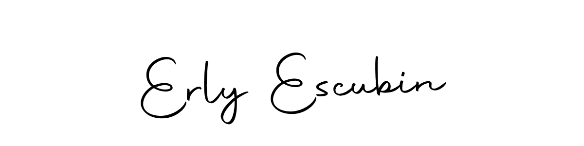 Similarly Autography-DOLnW is the best handwritten signature design. Signature creator online .You can use it as an online autograph creator for name Erly Escubin. Erly Escubin signature style 10 images and pictures png