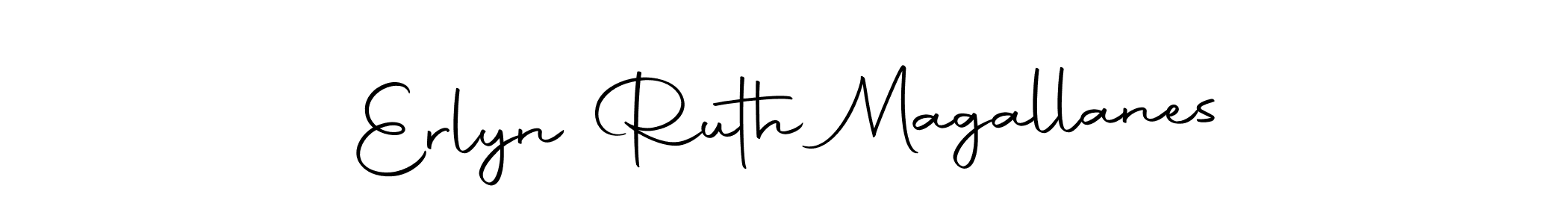 if you are searching for the best signature style for your name Erlyn Ruth Magallanes. so please give up your signature search. here we have designed multiple signature styles  using Autography-DOLnW. Erlyn Ruth Magallanes signature style 10 images and pictures png