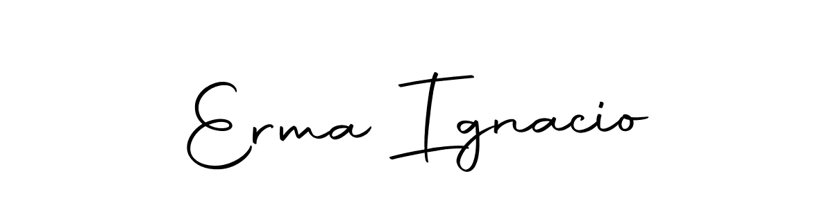 Autography-DOLnW is a professional signature style that is perfect for those who want to add a touch of class to their signature. It is also a great choice for those who want to make their signature more unique. Get Erma Ignacio name to fancy signature for free. Erma Ignacio signature style 10 images and pictures png