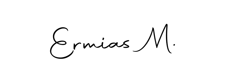 Ermias M. stylish signature style. Best Handwritten Sign (Autography-DOLnW) for my name. Handwritten Signature Collection Ideas for my name Ermias M.. Ermias M. signature style 10 images and pictures png