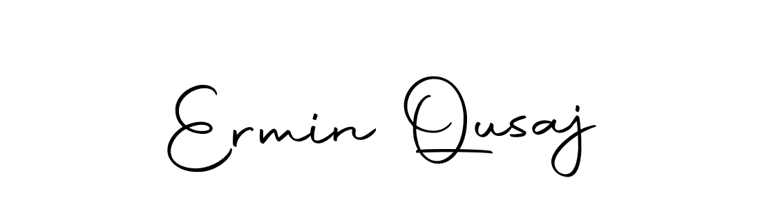 Create a beautiful signature design for name Ermin Qusaj. With this signature (Autography-DOLnW) fonts, you can make a handwritten signature for free. Ermin Qusaj signature style 10 images and pictures png