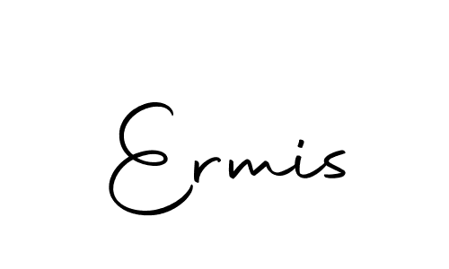 How to make Ermis name signature. Use Autography-DOLnW style for creating short signs online. This is the latest handwritten sign. Ermis signature style 10 images and pictures png