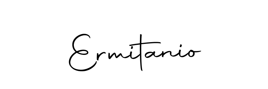 Create a beautiful signature design for name Ermitanio. With this signature (Autography-DOLnW) fonts, you can make a handwritten signature for free. Ermitanio signature style 10 images and pictures png