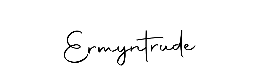 Also we have Ermyntrude name is the best signature style. Create professional handwritten signature collection using Autography-DOLnW autograph style. Ermyntrude signature style 10 images and pictures png