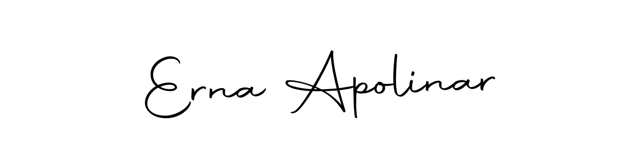 How to make Erna Apolinar signature? Autography-DOLnW is a professional autograph style. Create handwritten signature for Erna Apolinar name. Erna Apolinar signature style 10 images and pictures png