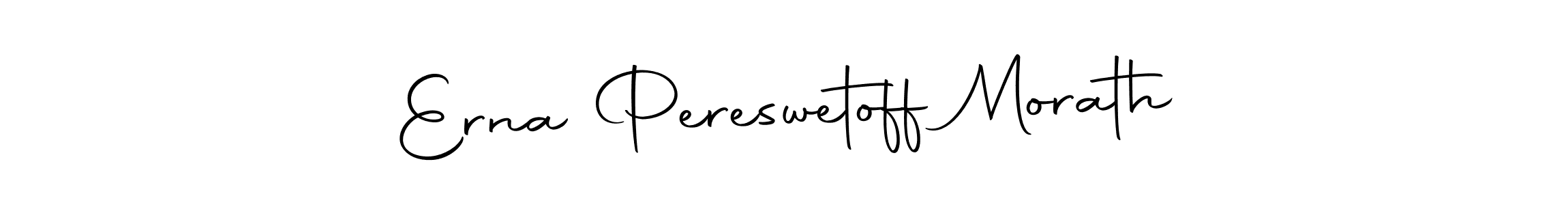 Also we have Erna Pereswetoff Morath name is the best signature style. Create professional handwritten signature collection using Autography-DOLnW autograph style. Erna Pereswetoff Morath signature style 10 images and pictures png