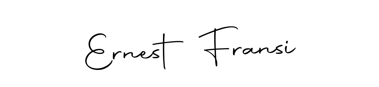 Use a signature maker to create a handwritten signature online. With this signature software, you can design (Autography-DOLnW) your own signature for name Ernest Fransi. Ernest Fransi signature style 10 images and pictures png