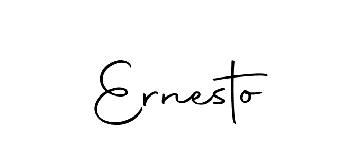Design your own signature with our free online signature maker. With this signature software, you can create a handwritten (Autography-DOLnW) signature for name Ernesto. Ernesto signature style 10 images and pictures png