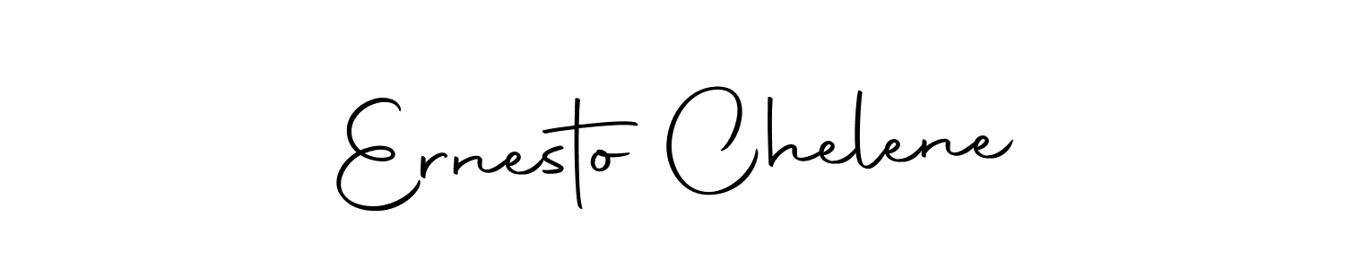 Design your own signature with our free online signature maker. With this signature software, you can create a handwritten (Autography-DOLnW) signature for name Ernesto Chelene. Ernesto Chelene signature style 10 images and pictures png