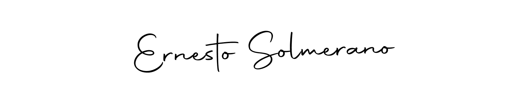 Create a beautiful signature design for name Ernesto Solmerano. With this signature (Autography-DOLnW) fonts, you can make a handwritten signature for free. Ernesto Solmerano signature style 10 images and pictures png