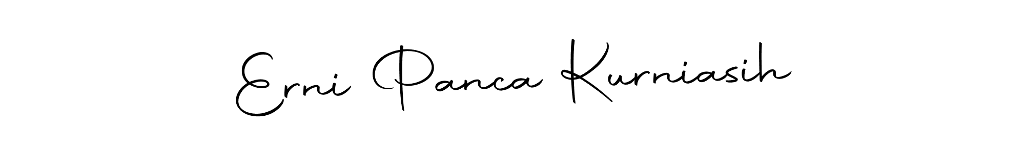 Also we have Erni Panca Kurniasih name is the best signature style. Create professional handwritten signature collection using Autography-DOLnW autograph style. Erni Panca Kurniasih signature style 10 images and pictures png