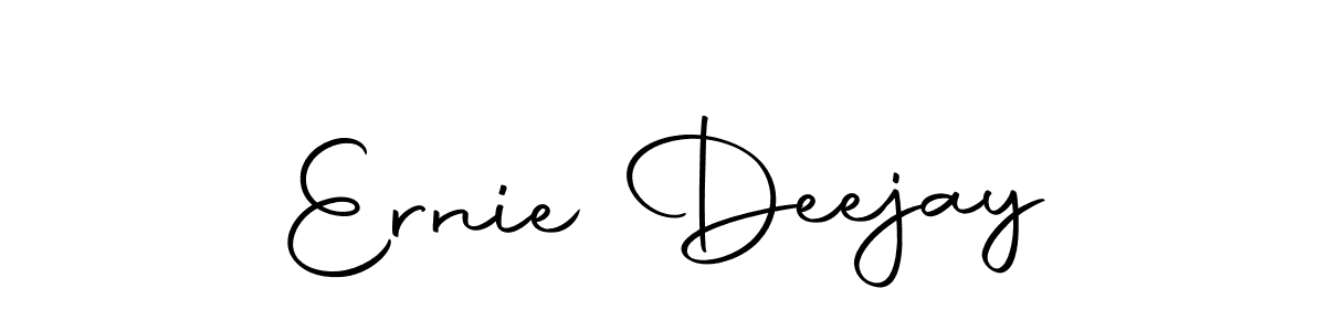 You should practise on your own different ways (Autography-DOLnW) to write your name (Ernie Deejay) in signature. don't let someone else do it for you. Ernie Deejay signature style 10 images and pictures png