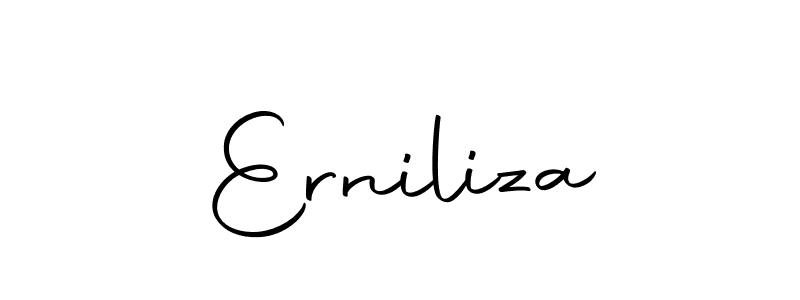 How to make Erniliza signature? Autography-DOLnW is a professional autograph style. Create handwritten signature for Erniliza name. Erniliza signature style 10 images and pictures png