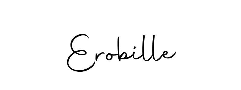 How to make Erobille signature? Autography-DOLnW is a professional autograph style. Create handwritten signature for Erobille name. Erobille signature style 10 images and pictures png