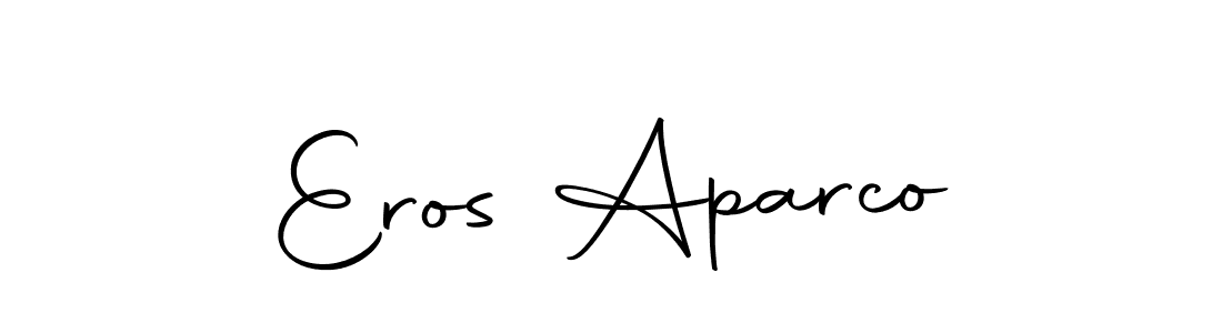 Also we have Eros Aparco name is the best signature style. Create professional handwritten signature collection using Autography-DOLnW autograph style. Eros Aparco signature style 10 images and pictures png