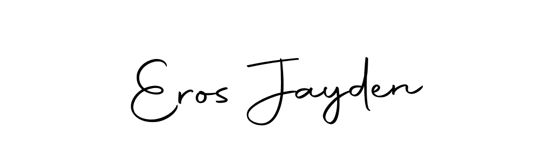 Make a beautiful signature design for name Eros Jayden. With this signature (Autography-DOLnW) style, you can create a handwritten signature for free. Eros Jayden signature style 10 images and pictures png