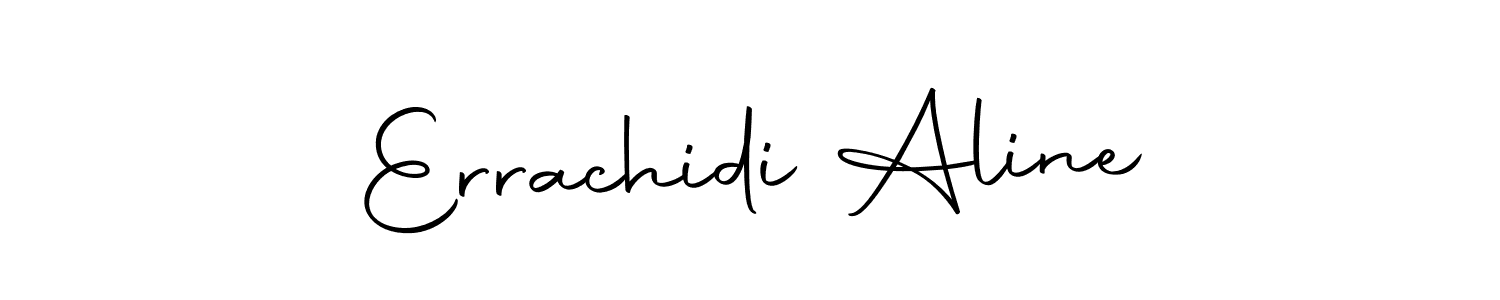 How to Draw Errachidi Aline signature style? Autography-DOLnW is a latest design signature styles for name Errachidi Aline. Errachidi Aline signature style 10 images and pictures png