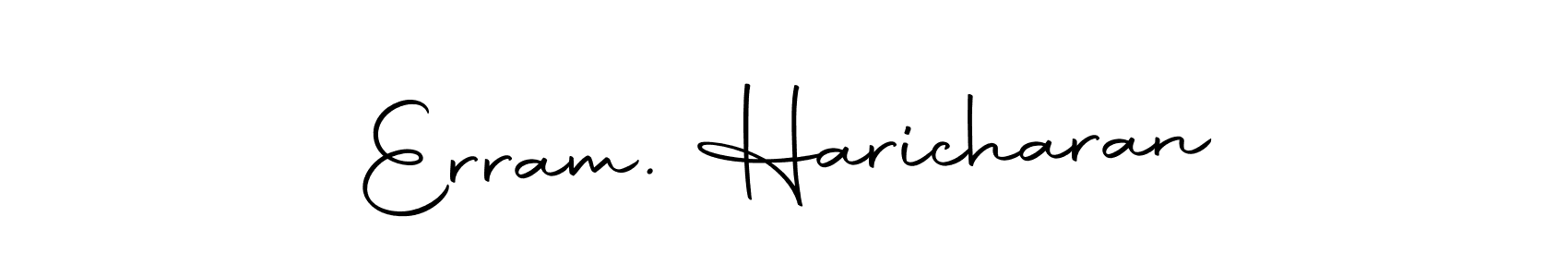 Make a beautiful signature design for name Erram. Haricharan. With this signature (Autography-DOLnW) style, you can create a handwritten signature for free. Erram. Haricharan signature style 10 images and pictures png