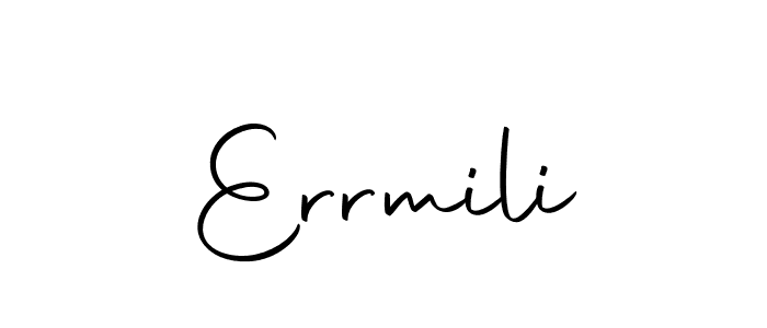 if you are searching for the best signature style for your name Errmili. so please give up your signature search. here we have designed multiple signature styles  using Autography-DOLnW. Errmili signature style 10 images and pictures png