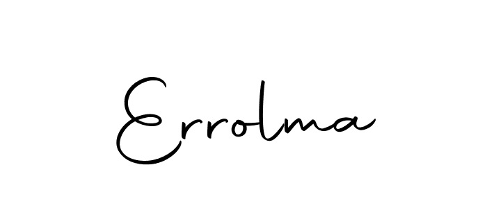 How to make Errolma signature? Autography-DOLnW is a professional autograph style. Create handwritten signature for Errolma name. Errolma signature style 10 images and pictures png