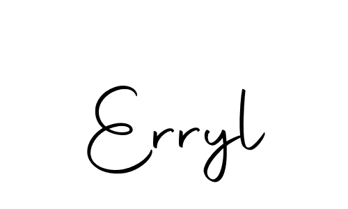 Make a beautiful signature design for name Erryl. With this signature (Autography-DOLnW) style, you can create a handwritten signature for free. Erryl signature style 10 images and pictures png