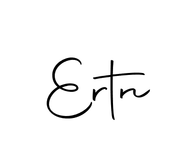 You should practise on your own different ways (Autography-DOLnW) to write your name (Ertn) in signature. don't let someone else do it for you. Ertn signature style 10 images and pictures png