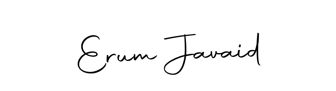 Make a short Erum Javaid signature style. Manage your documents anywhere anytime using Autography-DOLnW. Create and add eSignatures, submit forms, share and send files easily. Erum Javaid signature style 10 images and pictures png