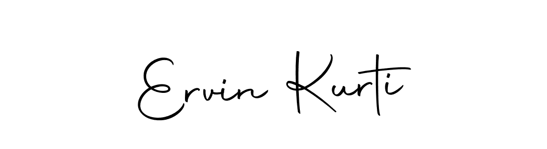 Make a beautiful signature design for name Ervin Kurti. Use this online signature maker to create a handwritten signature for free. Ervin Kurti signature style 10 images and pictures png