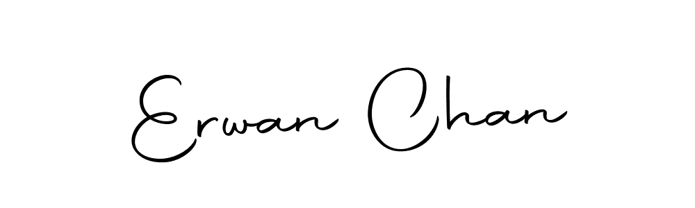 The best way (Autography-DOLnW) to make a short signature is to pick only two or three words in your name. The name Erwan Chan include a total of six letters. For converting this name. Erwan Chan signature style 10 images and pictures png